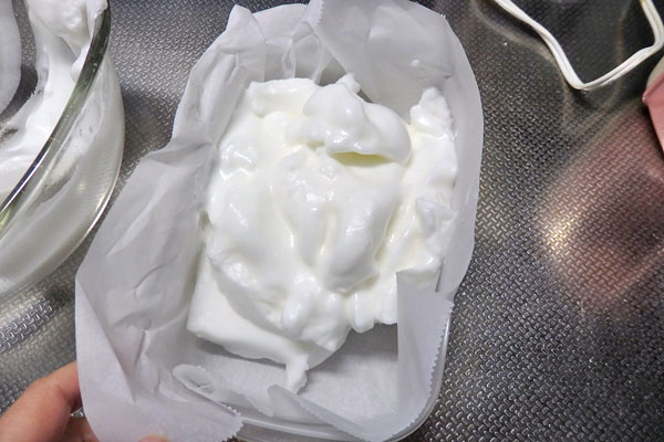 水切り ヨーグルト ホエー 淡雪かん レシピ 使い方 使い道 エアインホエー